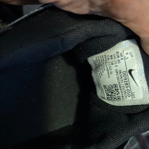 Nike Airmax Women Size 8.5 Black Sneakers - Picture 13 of 13